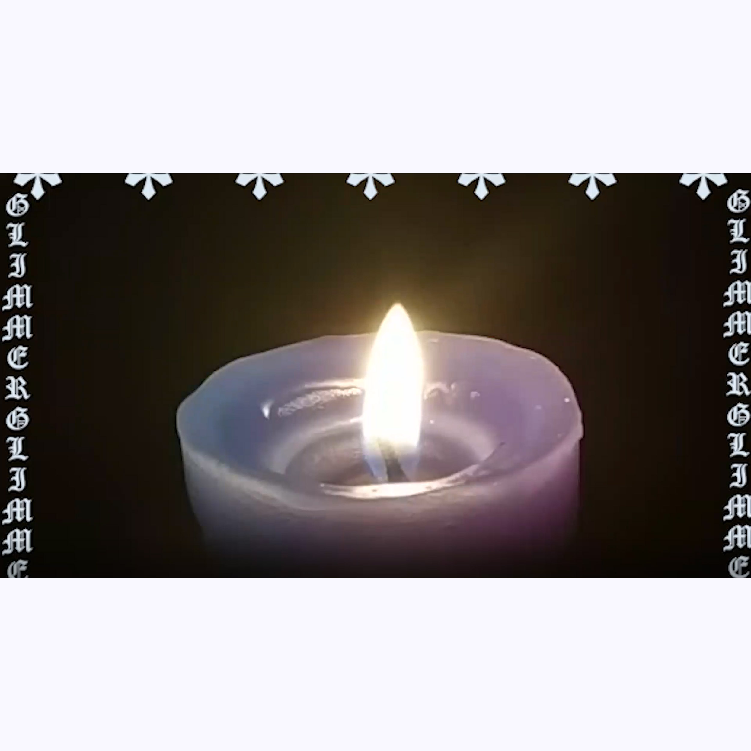 Thumbnail from the Nocturnal Verse I video featuring a burning blue candle